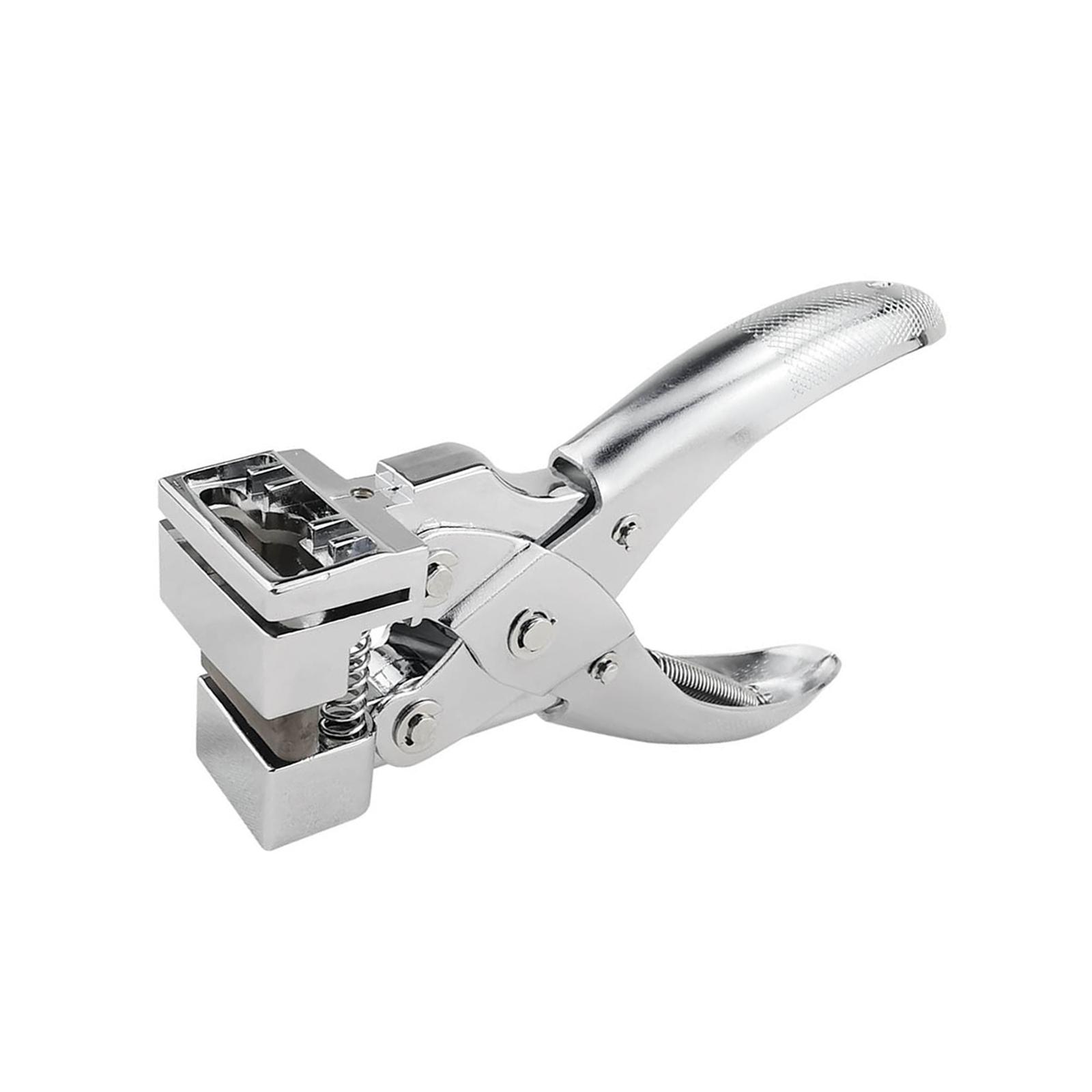Slot Hole Punch,Portable Handheld Hole Puncher Heavy Duty,T Slot Hole Punch  Tool Paper Puncher Badge Holder,Badge Hole Punch Hook Clamp Pliers Kids